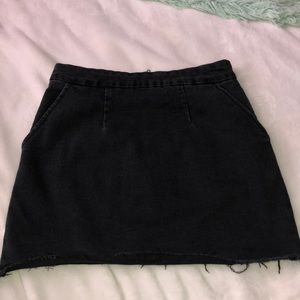 forever 21 denim skirt